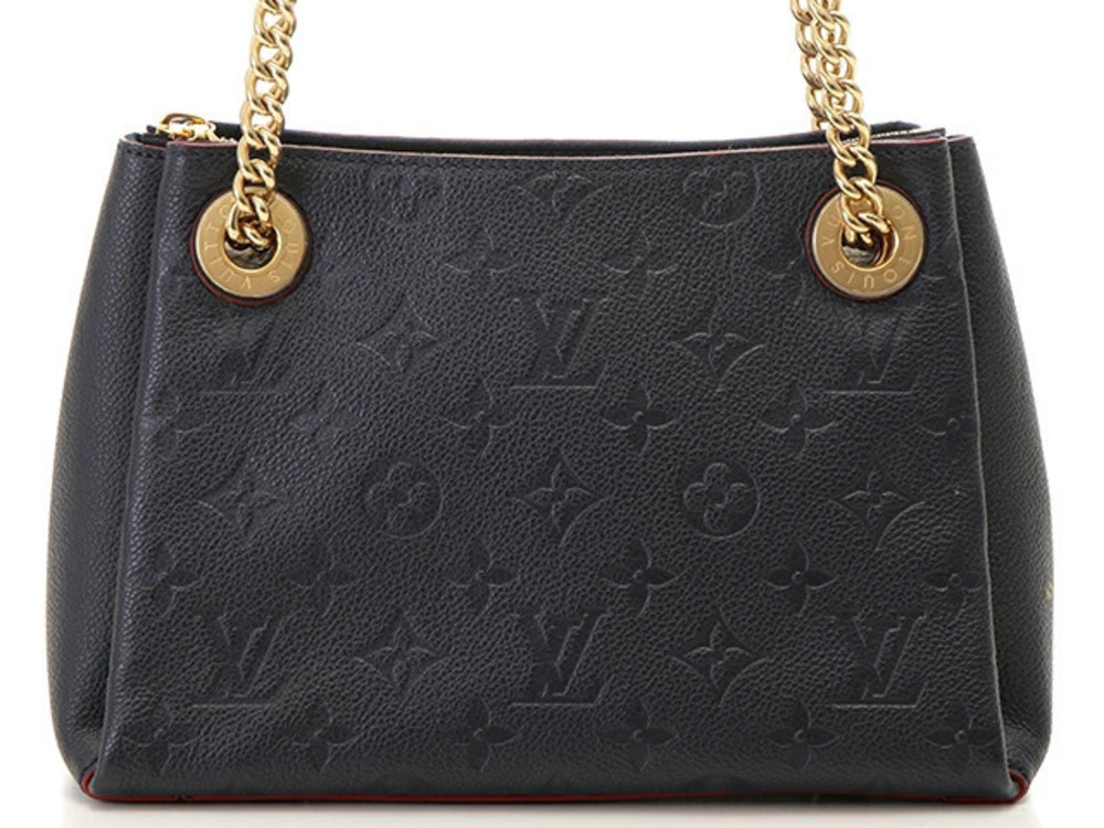 LOUIS VUITTON Surenne Mono Empreinte Marie Rouge Red Chain Shoulder Bag
